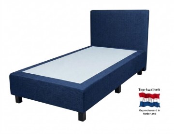 1 persoons boxspring dora   zonder matras   navyblauw