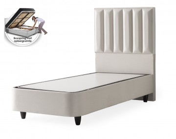 1 persoons boxspring leo opbergbed zonder matras 2