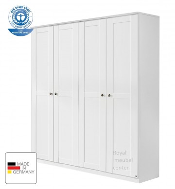4 deurs linnenkast 181 cm alpine wit kledingkast swiss wit 3 royal meubel center royal bedden wwwroyalmeubelcenternl