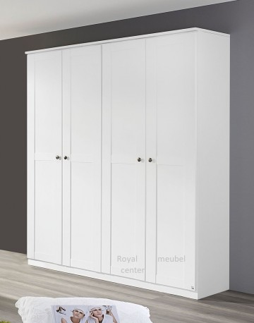 4 deurs linnenkast 181 cm alpine wit kledingkast swiss wit