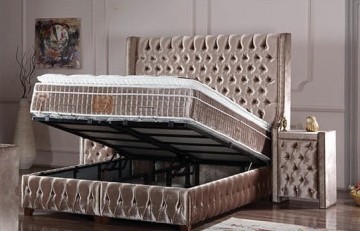 Bed met opbergruimte valentino