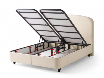 Boxspring alice opbergbeden open