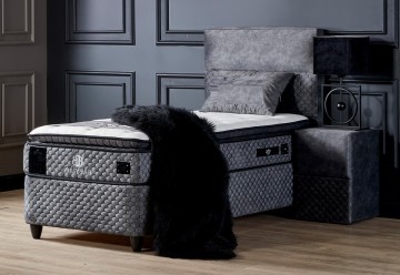 Boxspring babylon 1 persoons opbergbed complete set 0