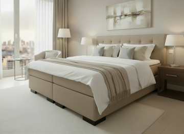 Boxspring bellini complete set taupe