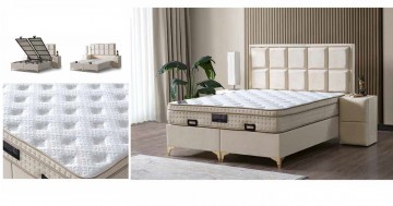 Boxspring block line opbergbed