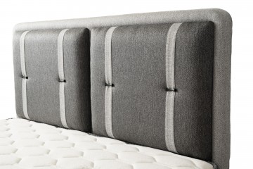 Boxspring capri opbergbed hoofdbord detail