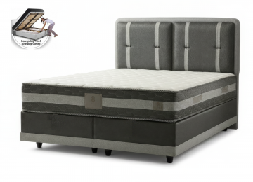 Boxspring capri opbergbed inclusief matras