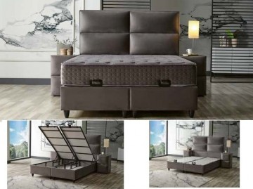 Boxspring elisa opbergbed