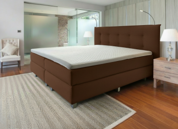 Boxspring els complete set bruin