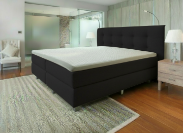 Boxspring els complete set zwart