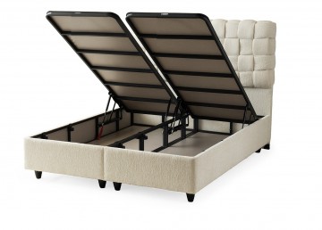 Boxspring hazel opbergbed open
