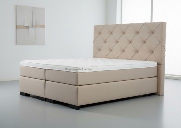 Boxspring hilton complete set beige
