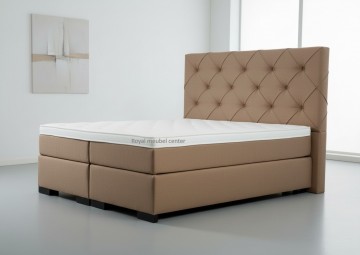 Boxspring hilton complete set taupe