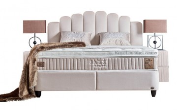Boxspring jazz opbergbed complete set voorkant
