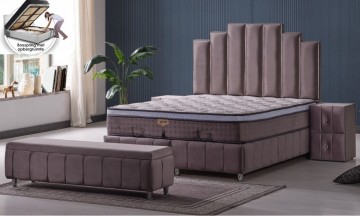 Boxspring kroon opbergbed complete set