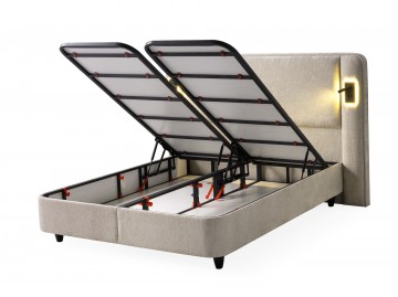 Boxspring lorenzo opbergbed openbakken 0