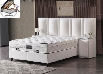 Boxspring lucca xl opbergbed complete set
