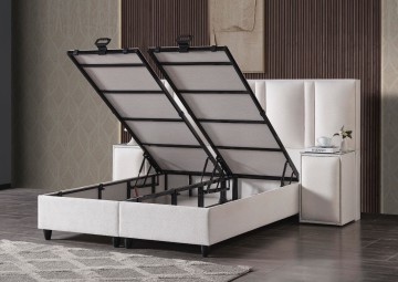 Boxspring lucca xl opbergbed openbak