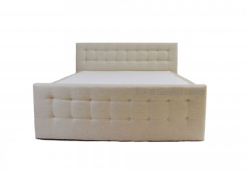 Boxspring madrid met voetbord complete set 2