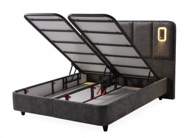 Boxspring montana opbergbed openbakken