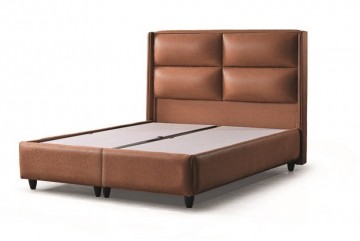 Boxspring moon bed met opbergruimte