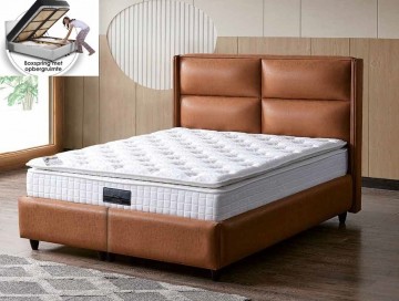 Boxspring moon opbergbed complete set