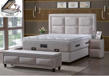 Boxspring new york opbergbed complete set