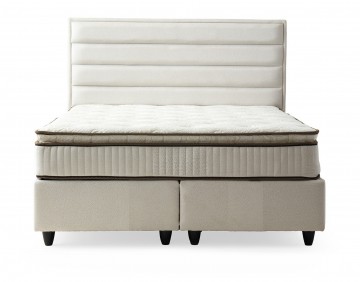 Boxspring nives opbergbed inclusief matras voorkant
