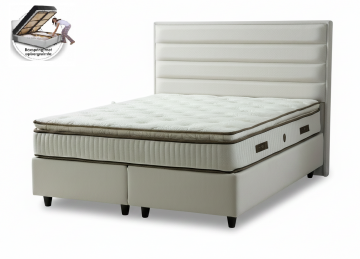 Boxspring nives opbergbed inclusief matras