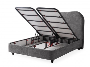 Boxspring olivia opbergbed openbakken