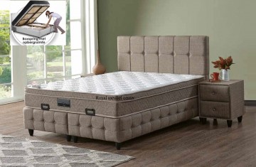 Boxspring paleis opbergbed complete set 0