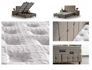 Boxspring paleis opbergbed