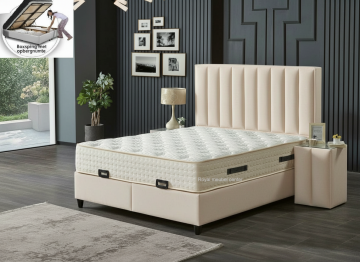 Boxspring panama opbergbed beige 0