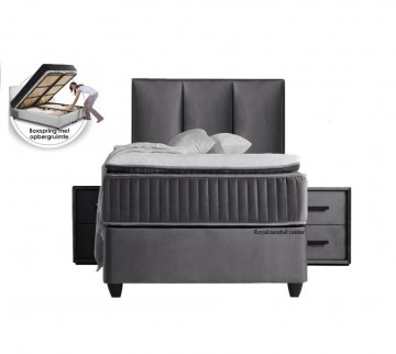 Boxspring piano 1 persoons opbergbed 90 x 200 cm