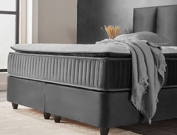 Boxspring piano opbergbed matras