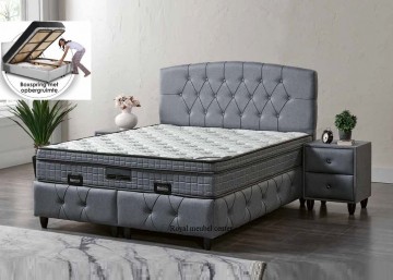 Boxspring praag opbergbed complete set