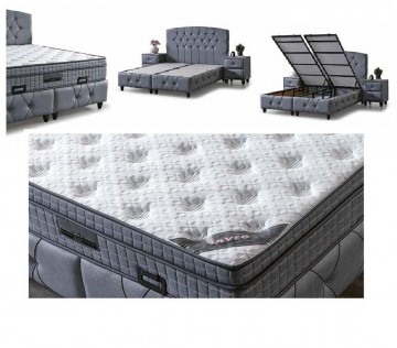 Boxspring praag opbergbed