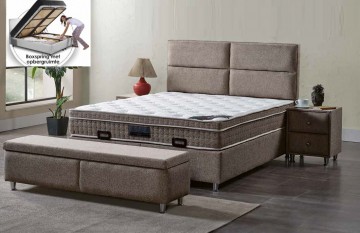 Boxspring quattro opbergbed complete set 1