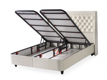 Boxspring rixos opbergbed  open bakkken 1