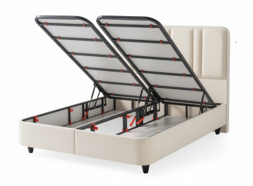 Boxspring sara opbergbed  openbakken 0