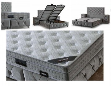 Boxspring sibilla opbergbed 0