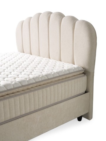 Boxspring stella opbergbed hoofdbord
