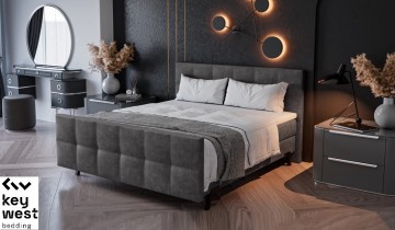 Boxspring v2800bulls grey kleur