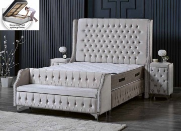 Boxspring valentino opbergbed complete set