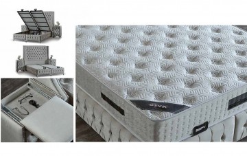 Boxspring valentino opbergbed