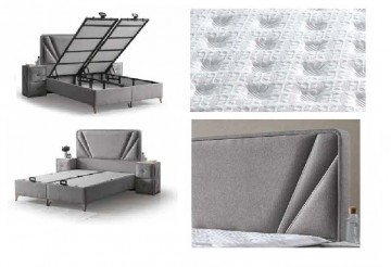 Boxspring vargas opbergbed 0