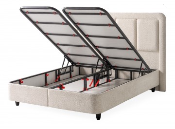 Boxspring vesper opbergbed open bakken  0