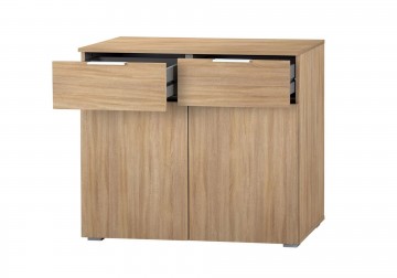 Commode alaska eiken sonoma 2 laden 2 deuren 2