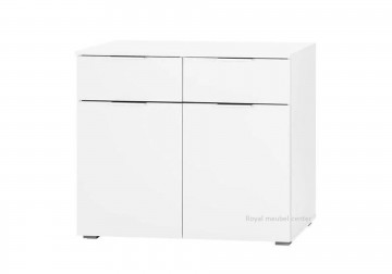 Commode alaska wit 2 laden 2 deuren 1