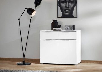 Commode alaska wit 2 laden 2 deuren 4